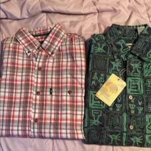 2 name brand dress shirts